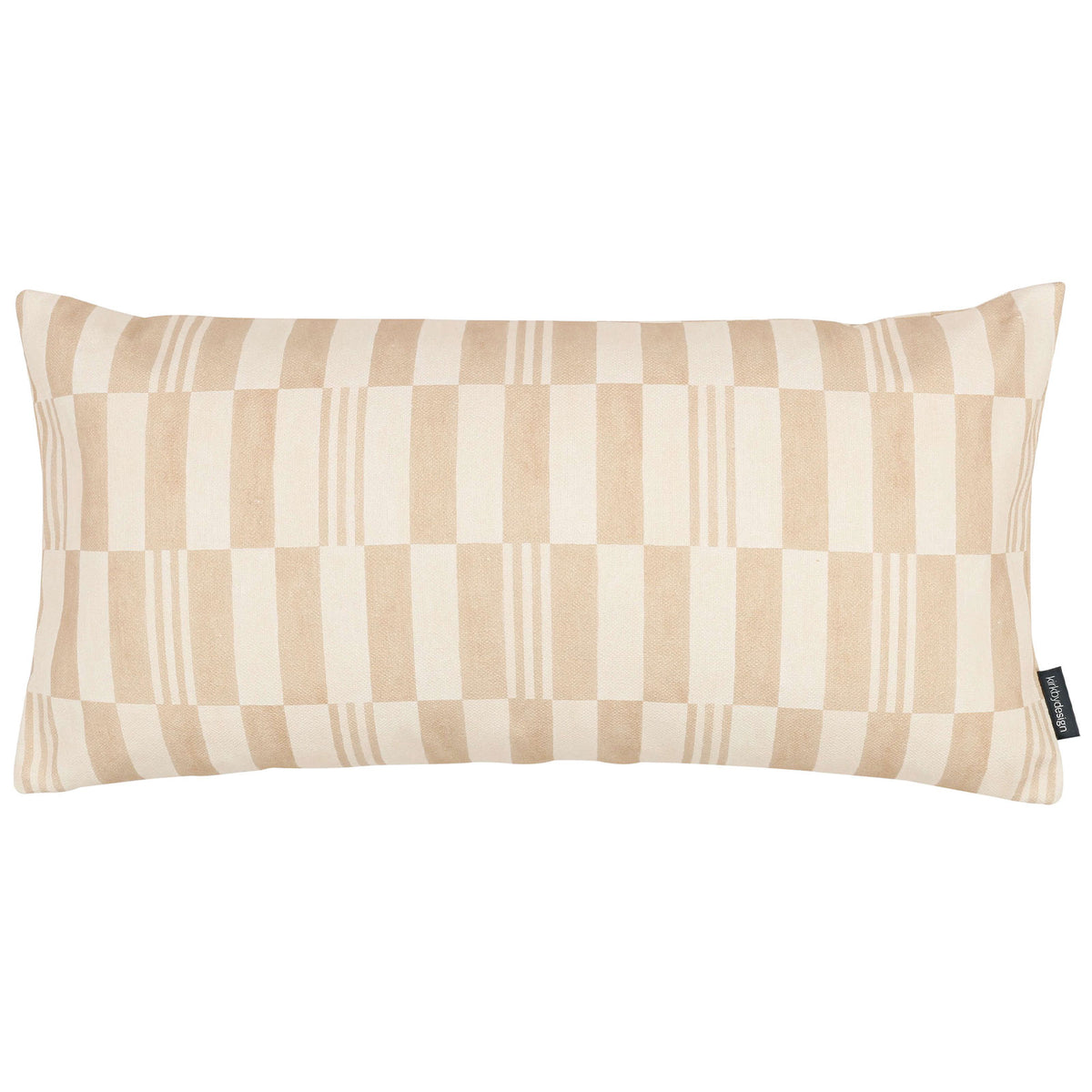 Checkerboard Cushion, Natural
