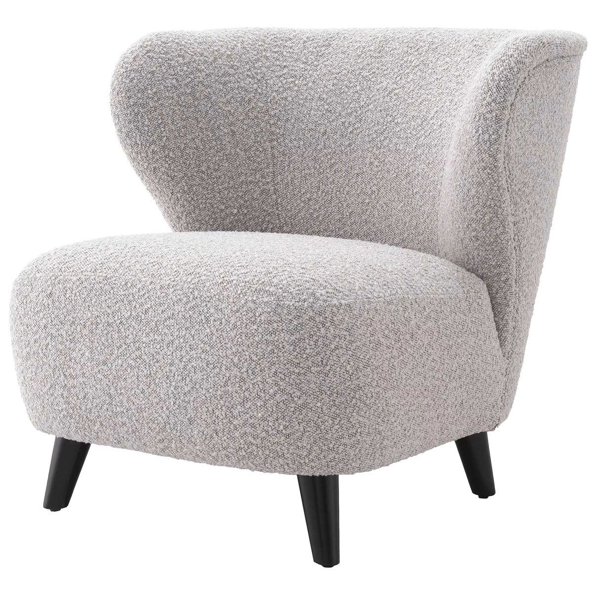 Hydra Bouclé Chair, Grey