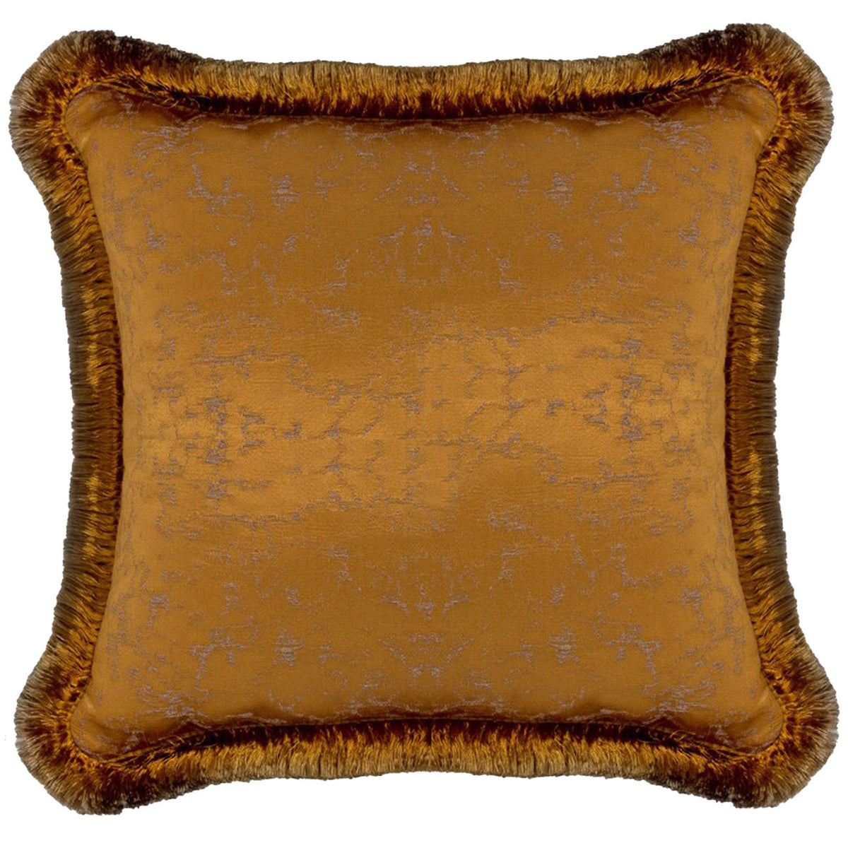 Gold Fringe Marmur Cushion