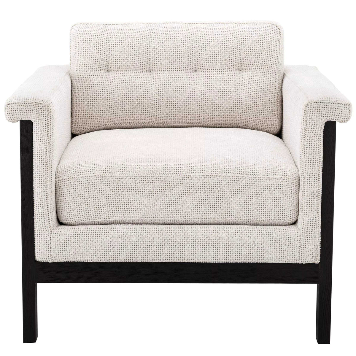 Allison Upholstered Chair, Off-White